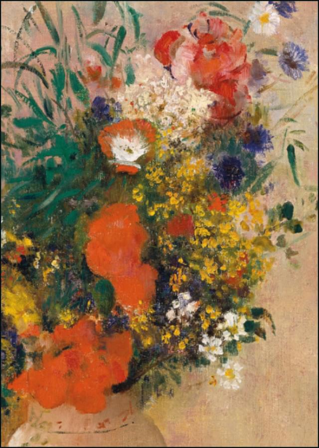 Vase of Flowers, Odilon Redon