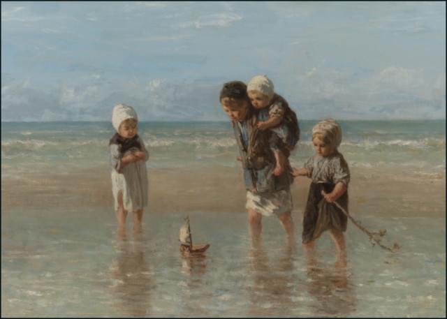 Kinderen der zee, Jozef Israëls, Collection Rijksmuseum Amsterdam