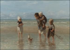 Kinderen der zee, Jozef Israëls, Collection Rijksmuseum Amsterdam