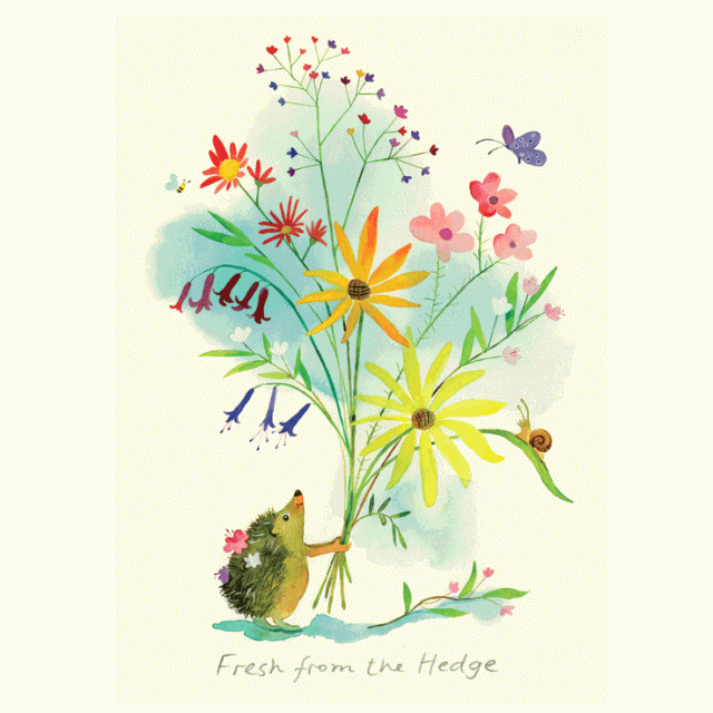 Fresh From The Hedge Card by Anna Shuttlewood