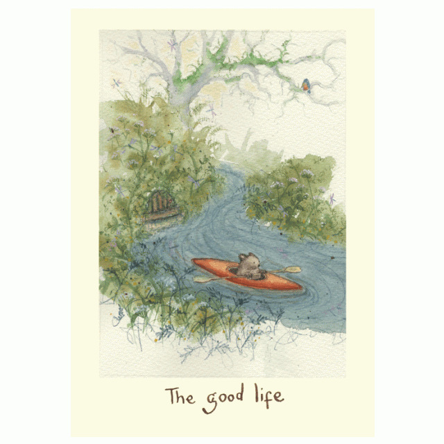 The Good Life Card by Fran Evans