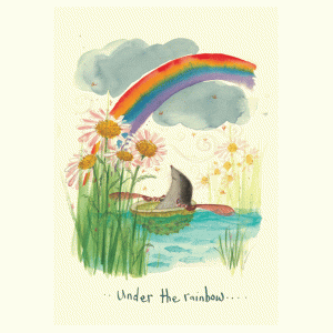 Under The Rainbow Card by Fran Evans