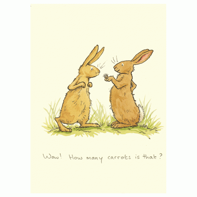 How Many Carrots Is That? Card by Anita Jeram