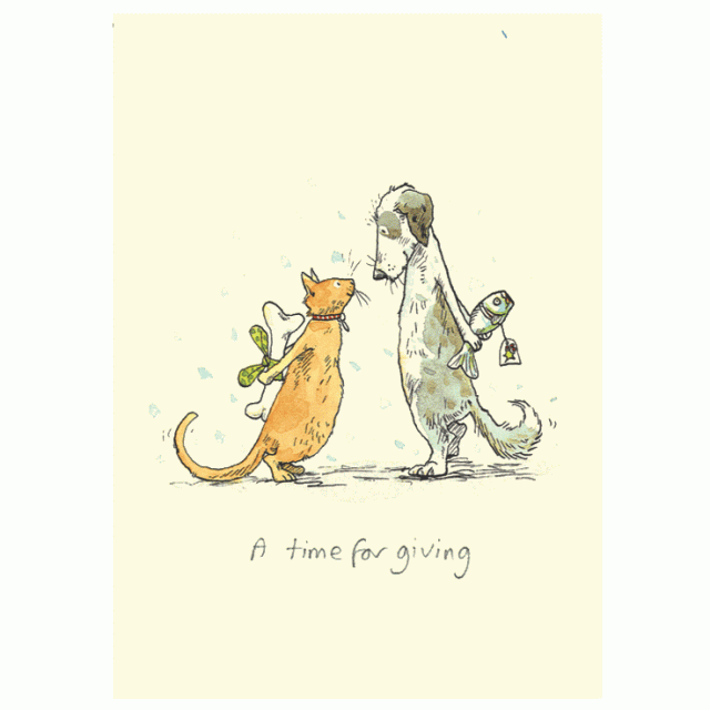 A Time For Giving Card by Anita Jeram