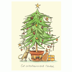 Cat Entertainment Centre Card by Anita Jeram