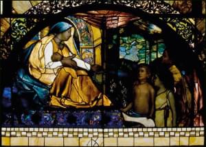 Adoration window, Louis Comfort Tiffany, Morse Museum