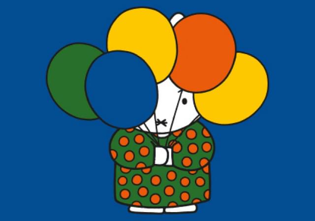 Nijntje - Miffy - Tante Trijn met ballonnen/L, Dick Bruna