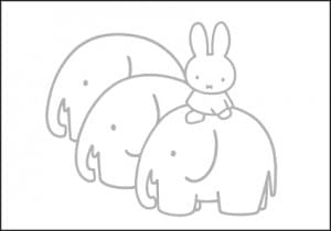 Dick Bruna - Nijntje met olifant/L