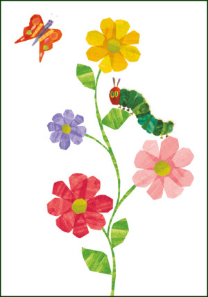 Flowers, The very hungry caterpillar, Eric Carle