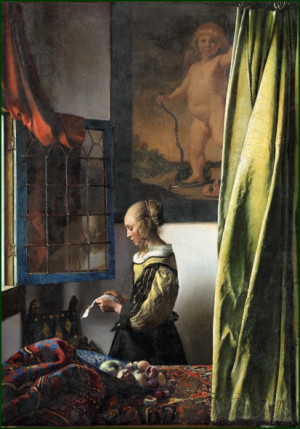 Brieflezend Meisje Bij het Venster, Johannes Vermeer, Rijksmuseum