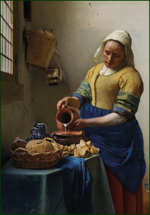 Het Melkmeisje, Johannes Vermeer, Rijksmuseum