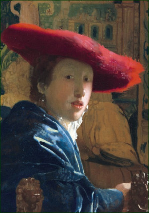 Meisje Met de Rode Hoed, Johannes Vermeer, Rijksmuseum