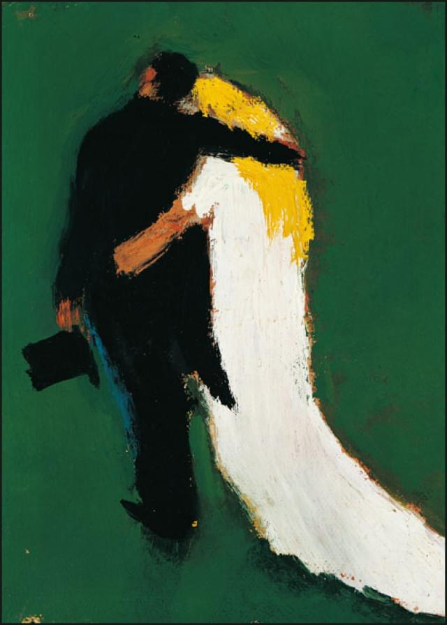 Bride and groom, Toon Hermans