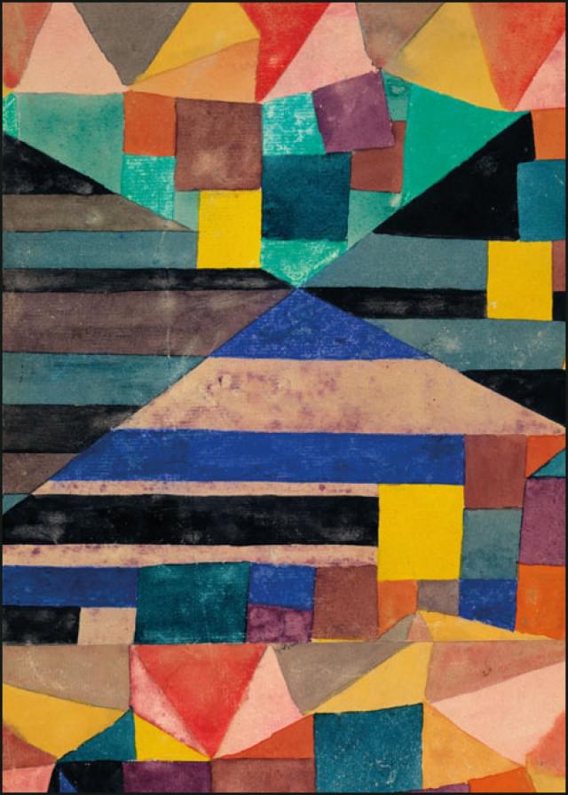 The blue mountain, Paul Klee