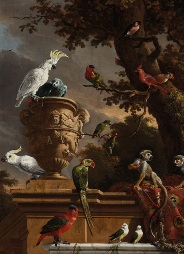 Puzzel (1.000 stukjes): De menagerie, Melchior d'Hondecoeter, Rijksmuseum Amsterdam