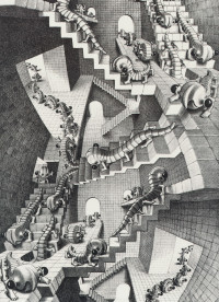 Puzzel (1.000 stukjes): House of Stairs, M.C. Escher