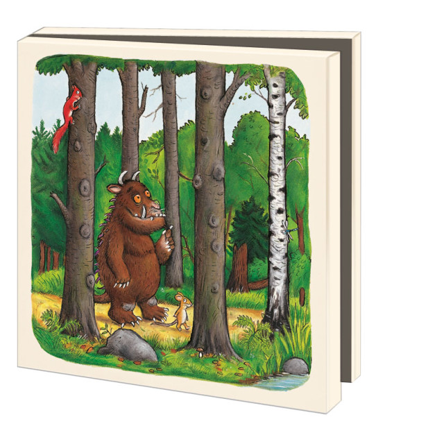 Kaartenmapje met env, vierkant: The Gruffalo, Julia Donaldson & Axel Scheffler