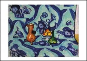 Still Life with Blue Tablecloth, Henri Matisse