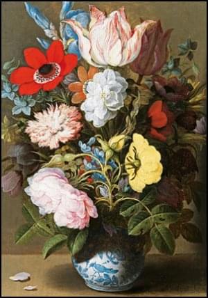 Flowers in a Porcelain Wan-li Vase, Osias Beert the Elder